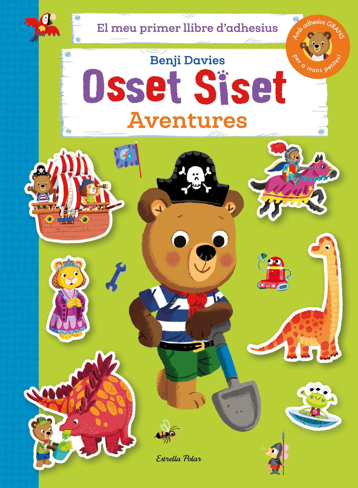 Libro: Osset Siset. El meu primer llibre d'adhesius. Aventures