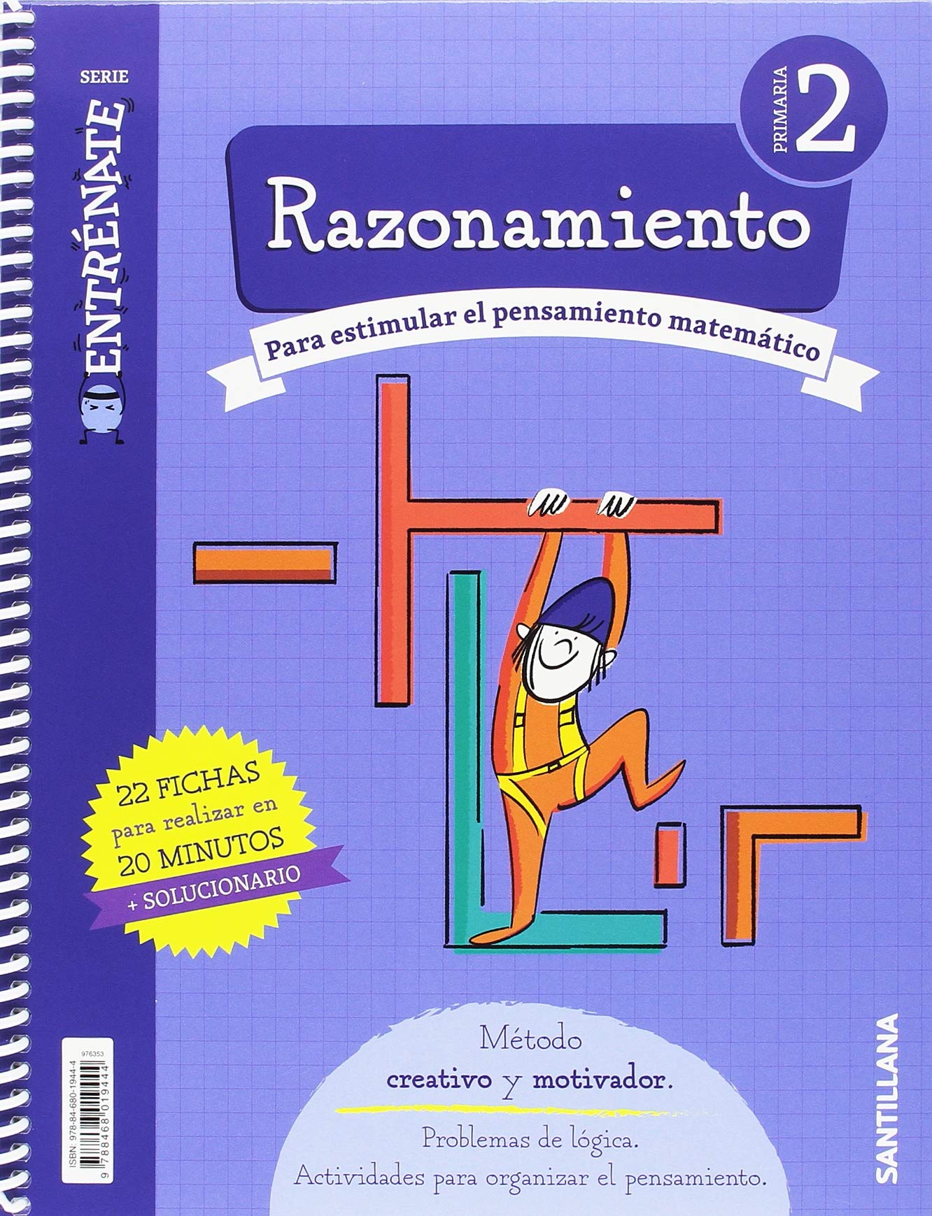 Libro: CUADERNO RAZONAMIENTO SERIE ENTRENATE 2 PRIMARIA