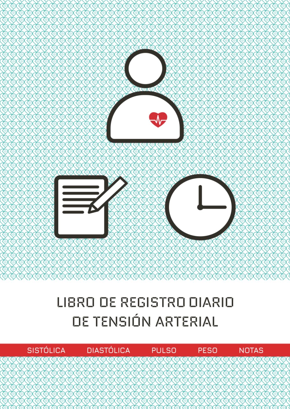 Libro de Registro Diario / Control Semanal de Tensión Arterial: 2 años de seguimiento y registro de presión arterial - Tamaño grande A4 (Spanish Edition)