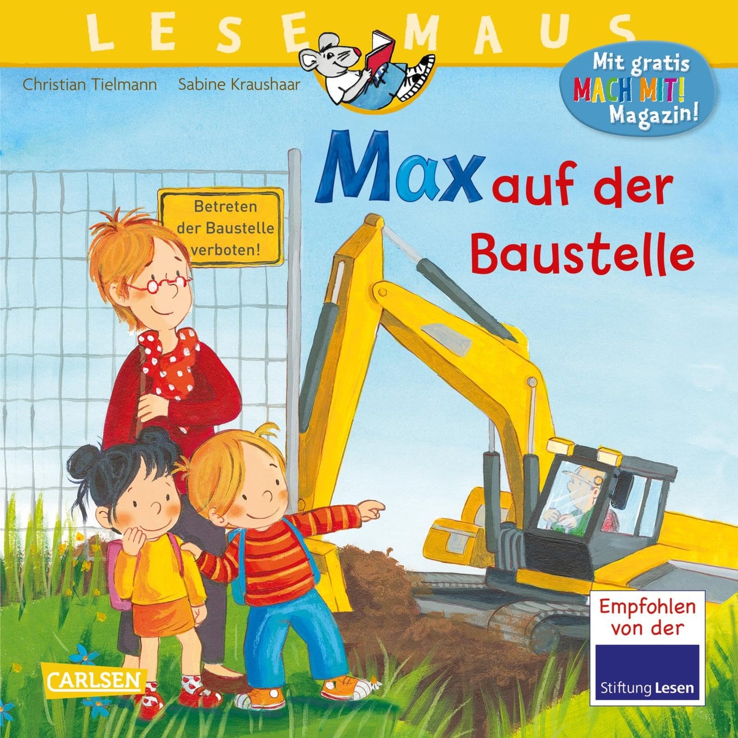 Libro: LESEMAUS 12: Max auf der Baustelle