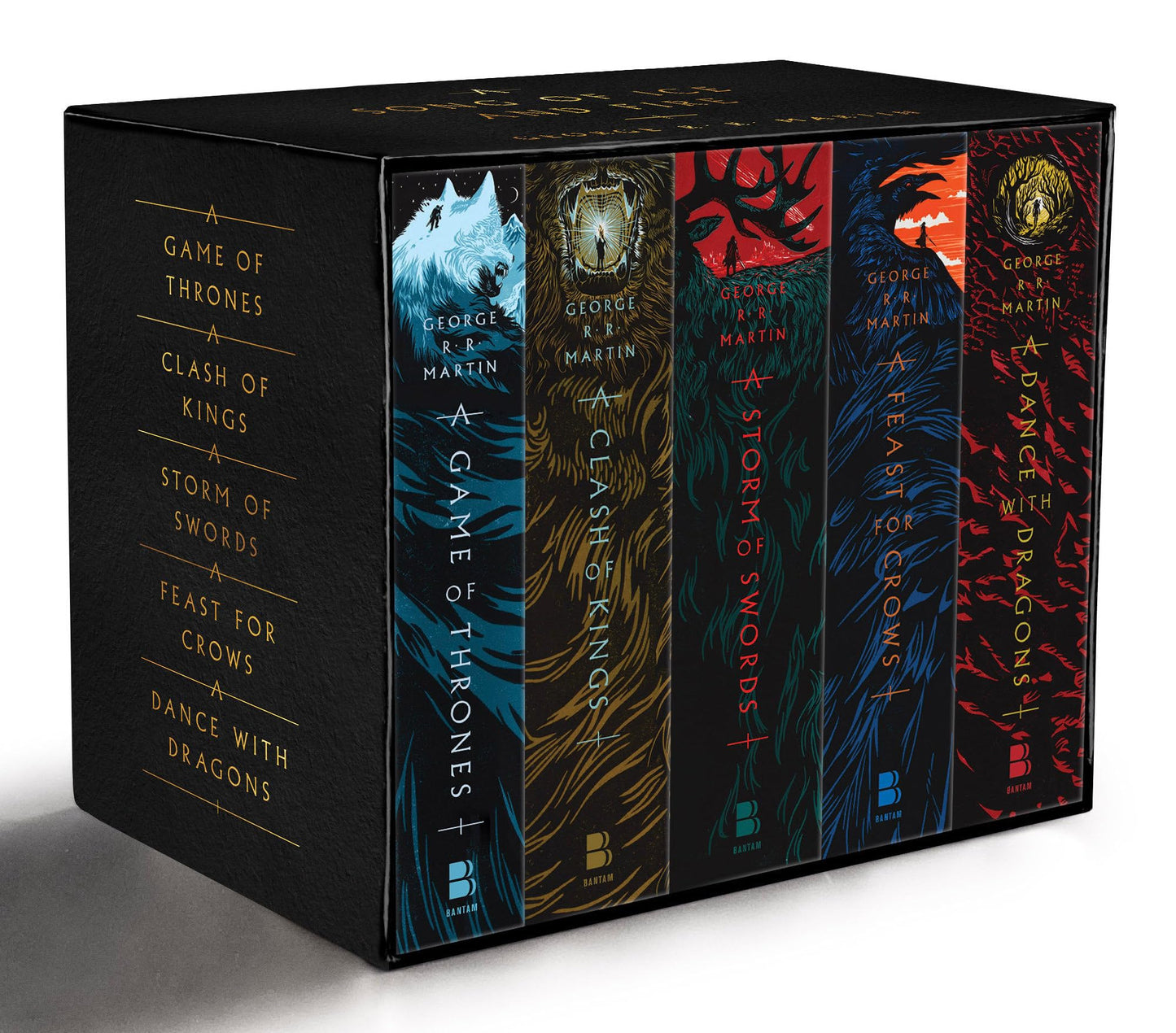 Libro: George R. R. Martin's A Game of Thrones 5-Book Boxed Set (Song of Ice and Fire Series): A Game of Thrones, A Clash of Kings, A Storm of Swords, A Feast for Crows, and A Dance with Dragons