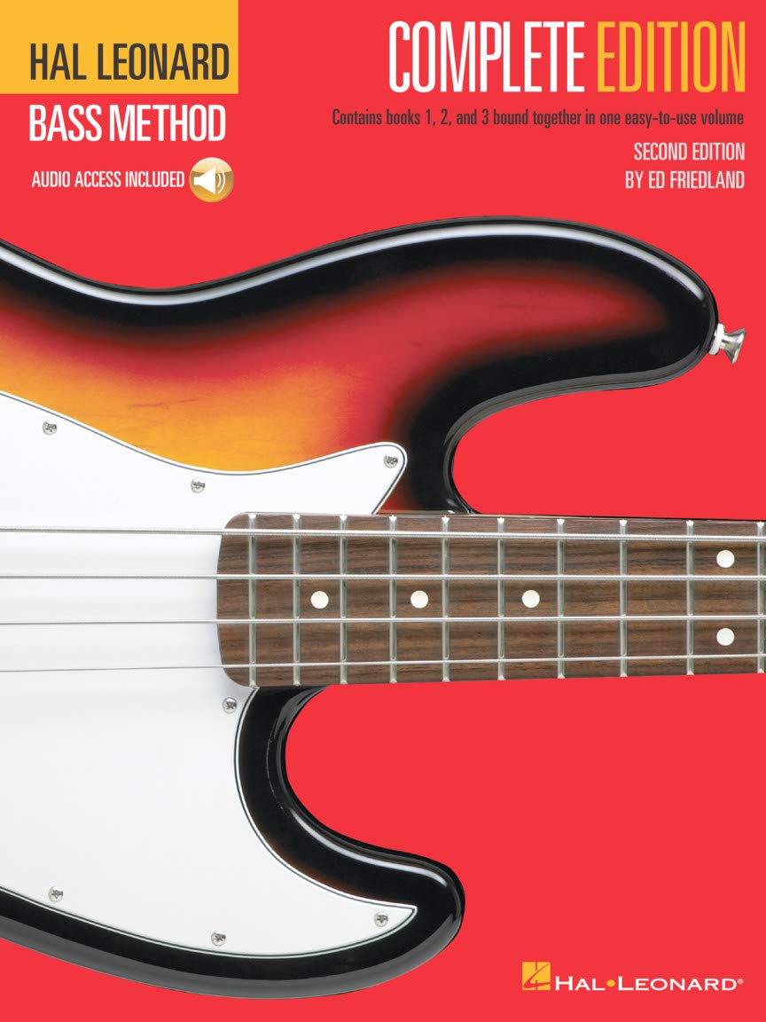 Libro: Hal Leonard Bass Method Edición completa de libros 1, 2 y 3 encuadernados en un volumen
