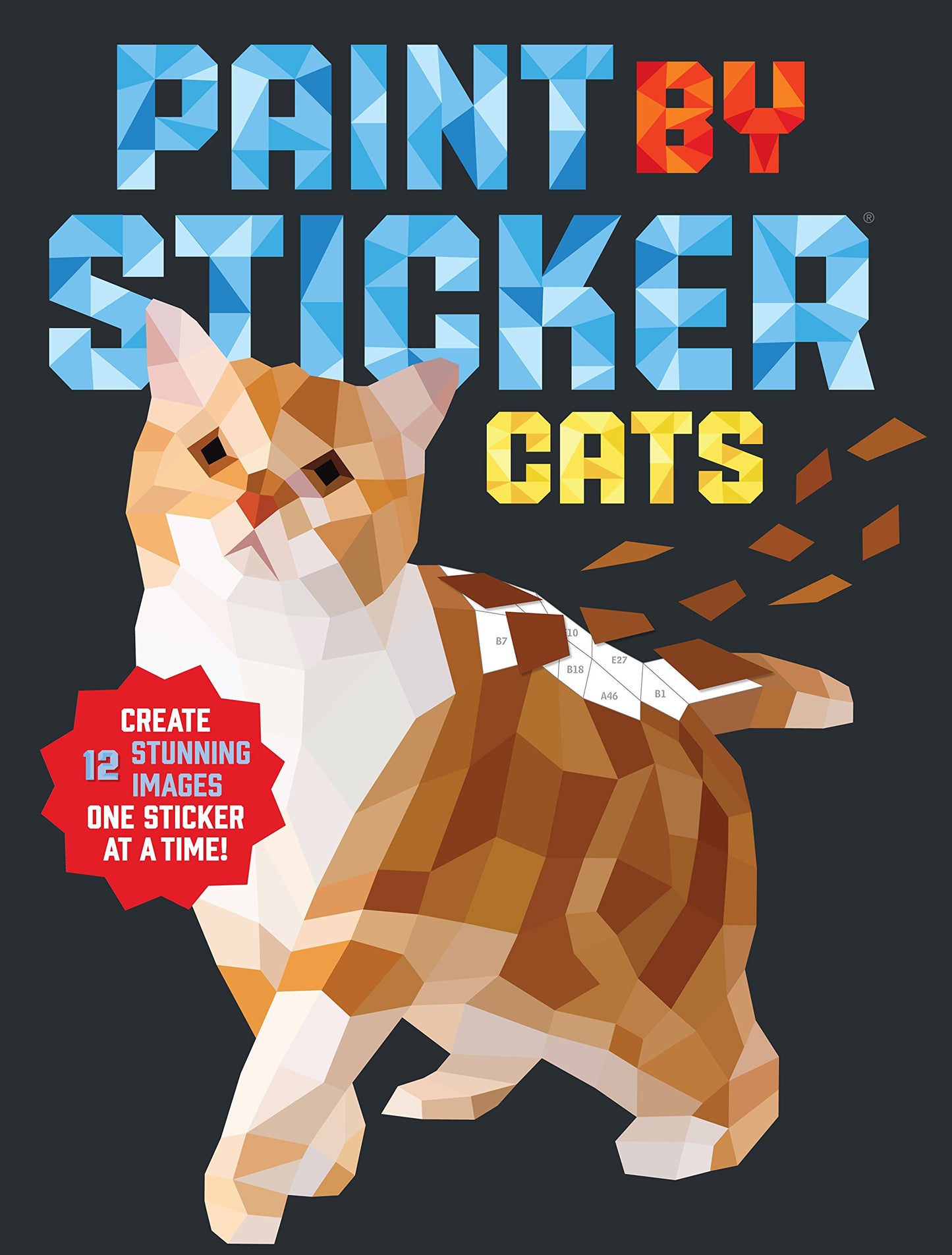 Libro: Paint by Sticker (Official): Cats: Create 12 Stunning Images One Sticker at a Time!