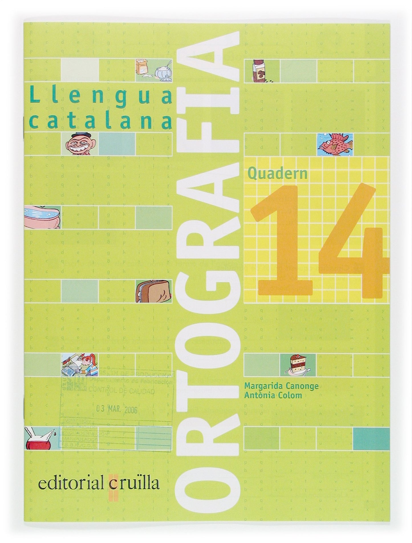 Libro: Quadern ortografia 14. Llengua catalana