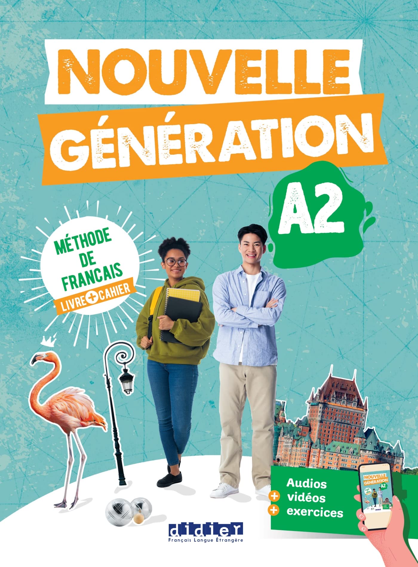 Libro: Nouvelle Génération A2 - Livre + Cahier + didierfle.app