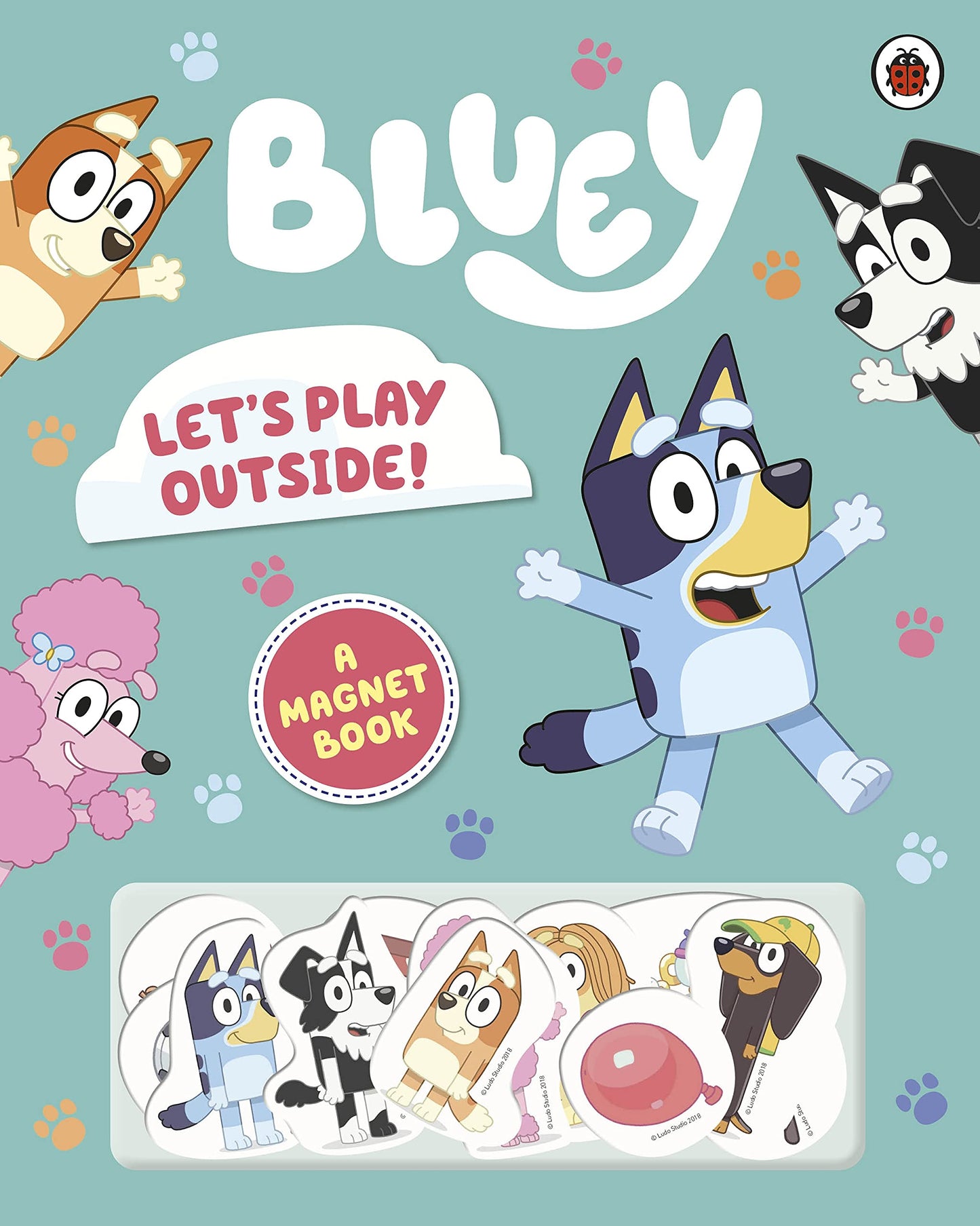 Libro: Bluey: Let's Play Outside!: Magnet Book