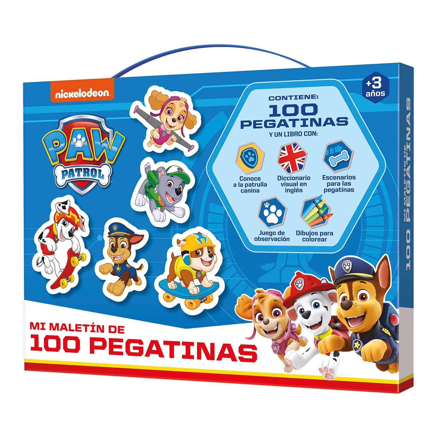 LUDUM MALETÍN 100 PEGATINAS PATRULLA CANINA