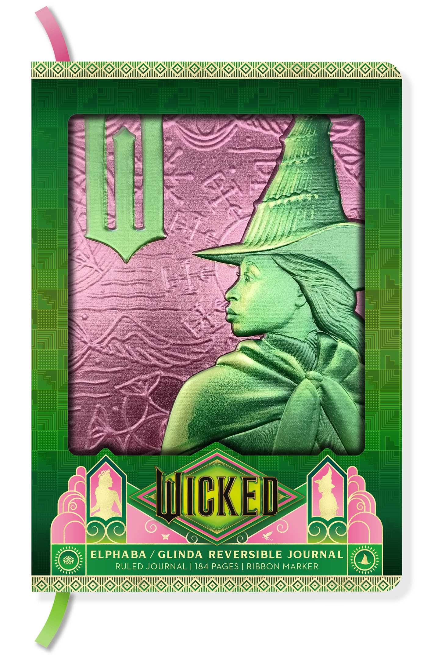 Libro: Wicked: Elphaba / Glinda Reversible Sculpted Journal