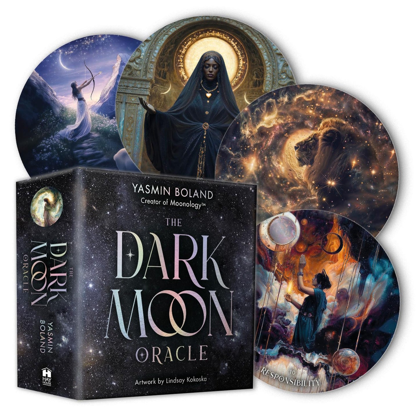 Libro: The Dark Moon Oracle: A 48-Card Deck and Guidebook from the creator of Moonology™