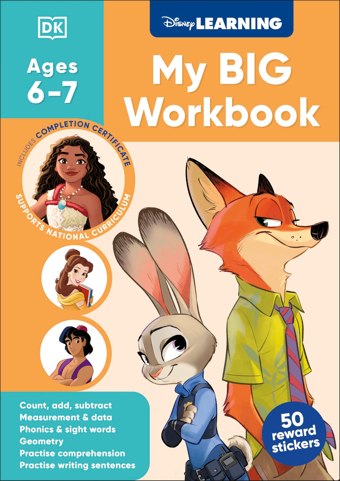 Libro: Disney Learning Big Workbook Ages 6-7 (Year 2)