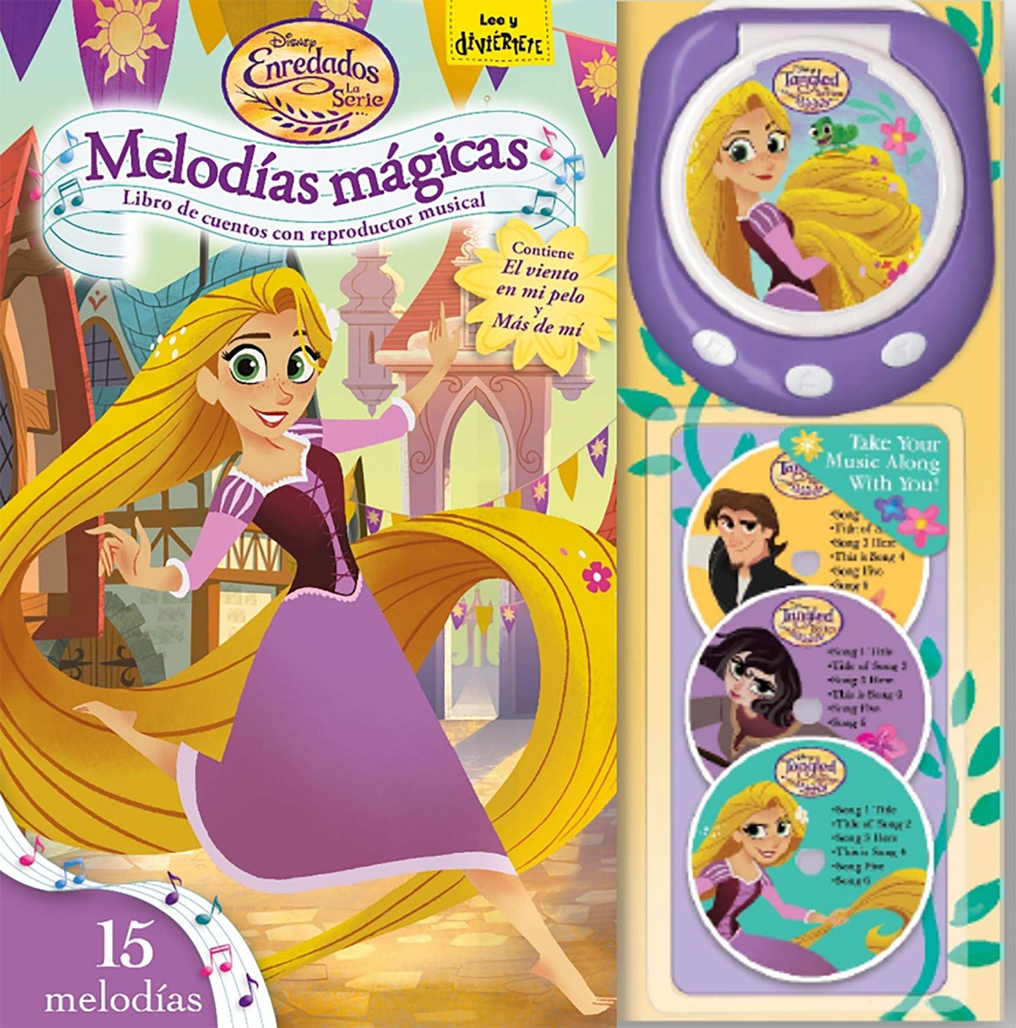 Libro: Enredados. La serie. Melodías mágicas: Libro de cuentos con reproductor musical