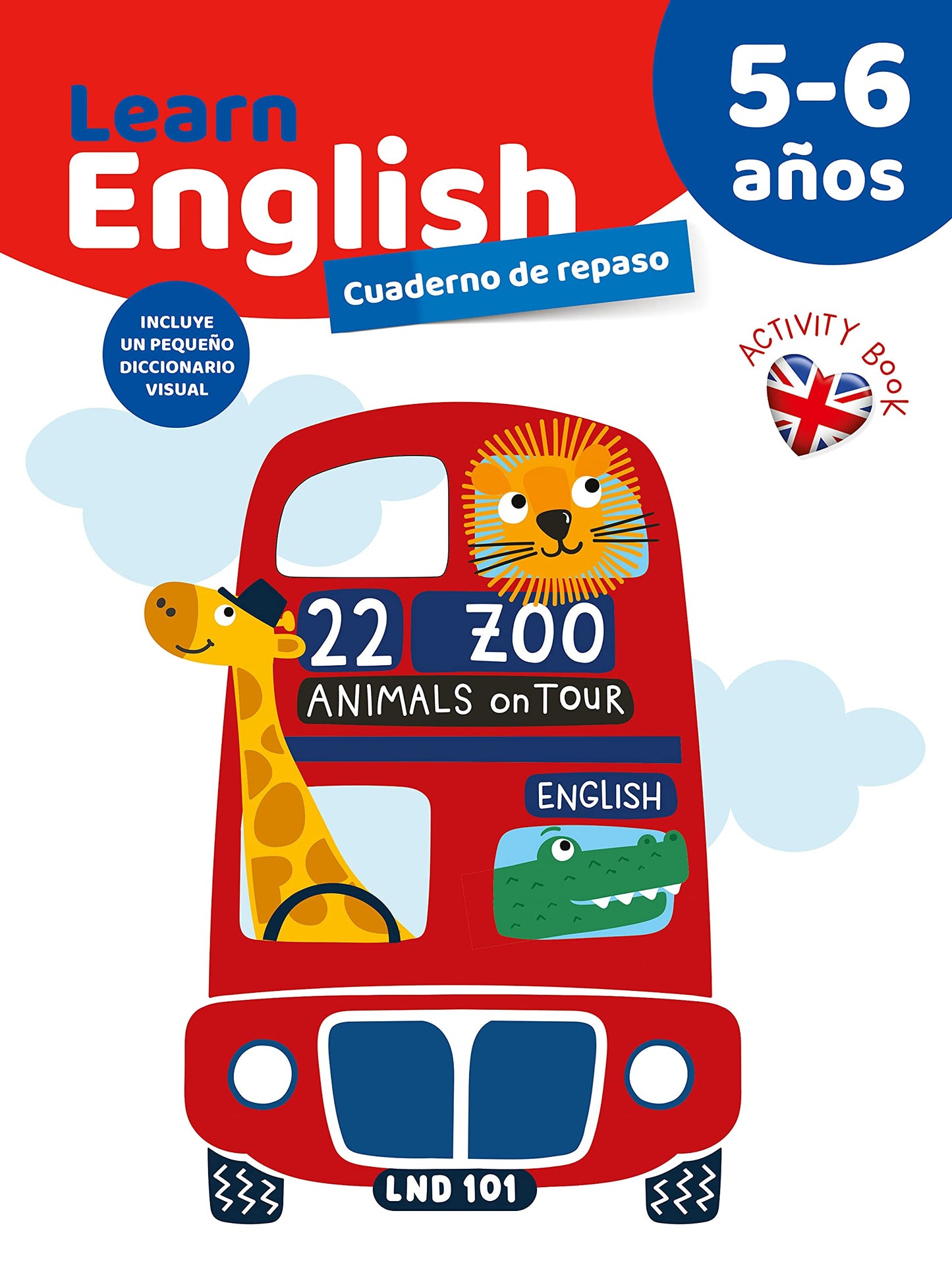 Libro: CUADERNO DE REPASO 5/6 AÑOS ENGLISH