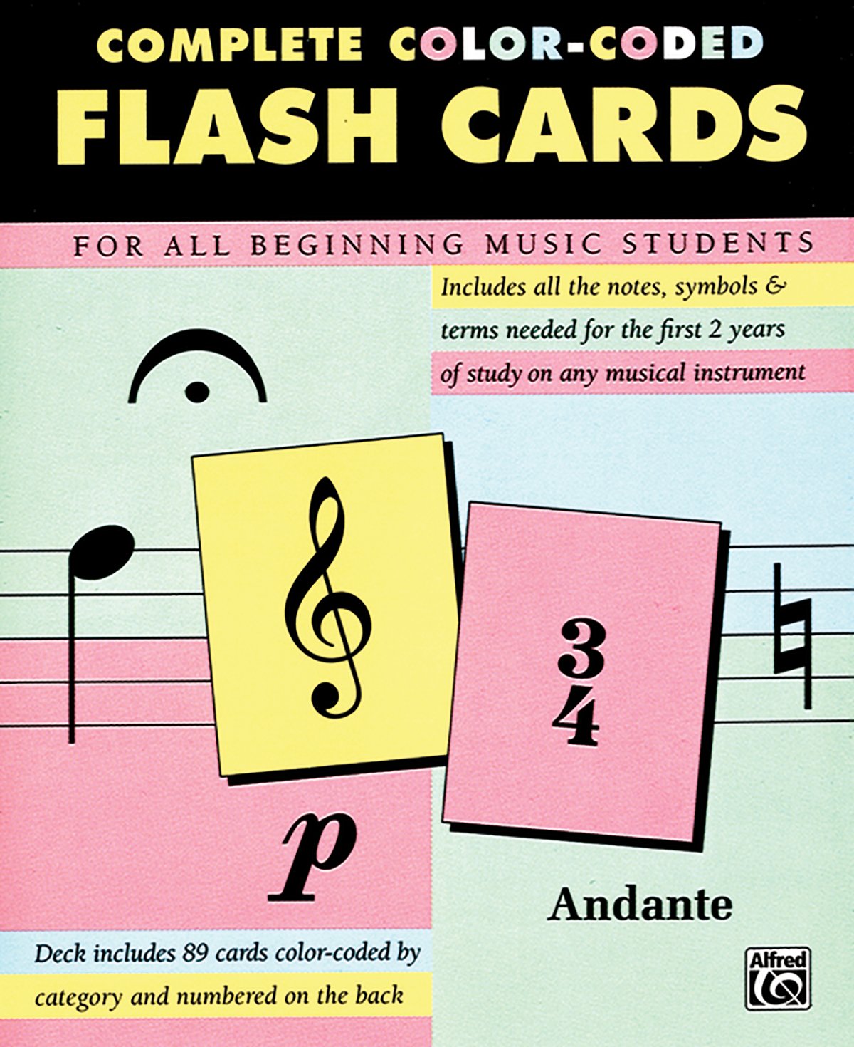 Libro: Complete Color Coded Flash Cards for All Beginning Music Students