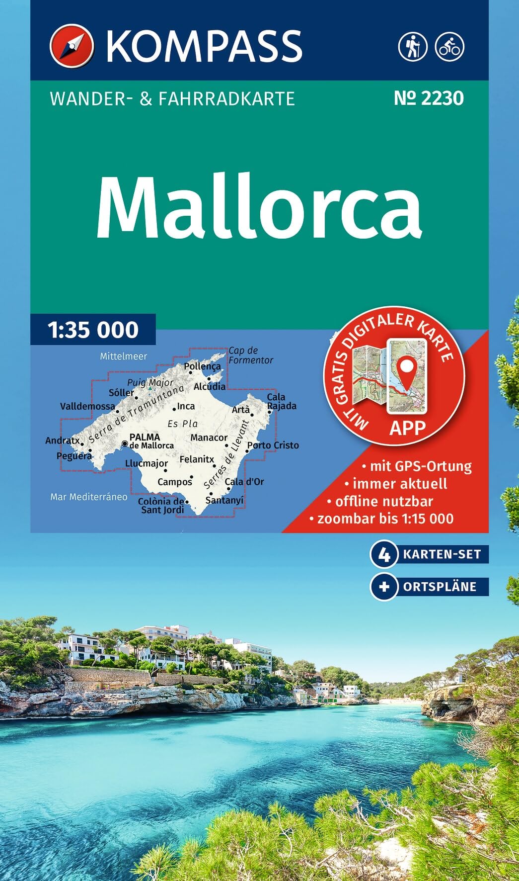 Libro: 2230 Mallorca (4 maps) 1:35,000