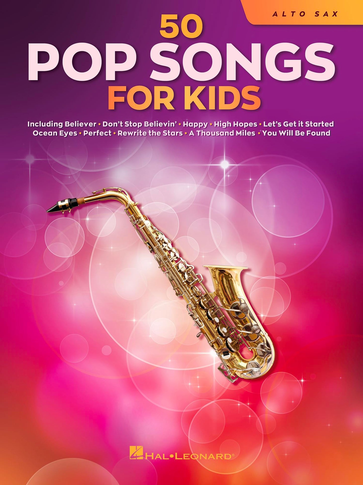 Libro: 50 Pop Songs for Kids: For Alto Sax