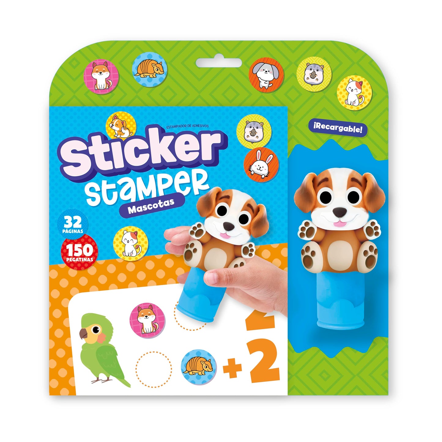 Libro: STICKER STAMPER - MASCOTAS