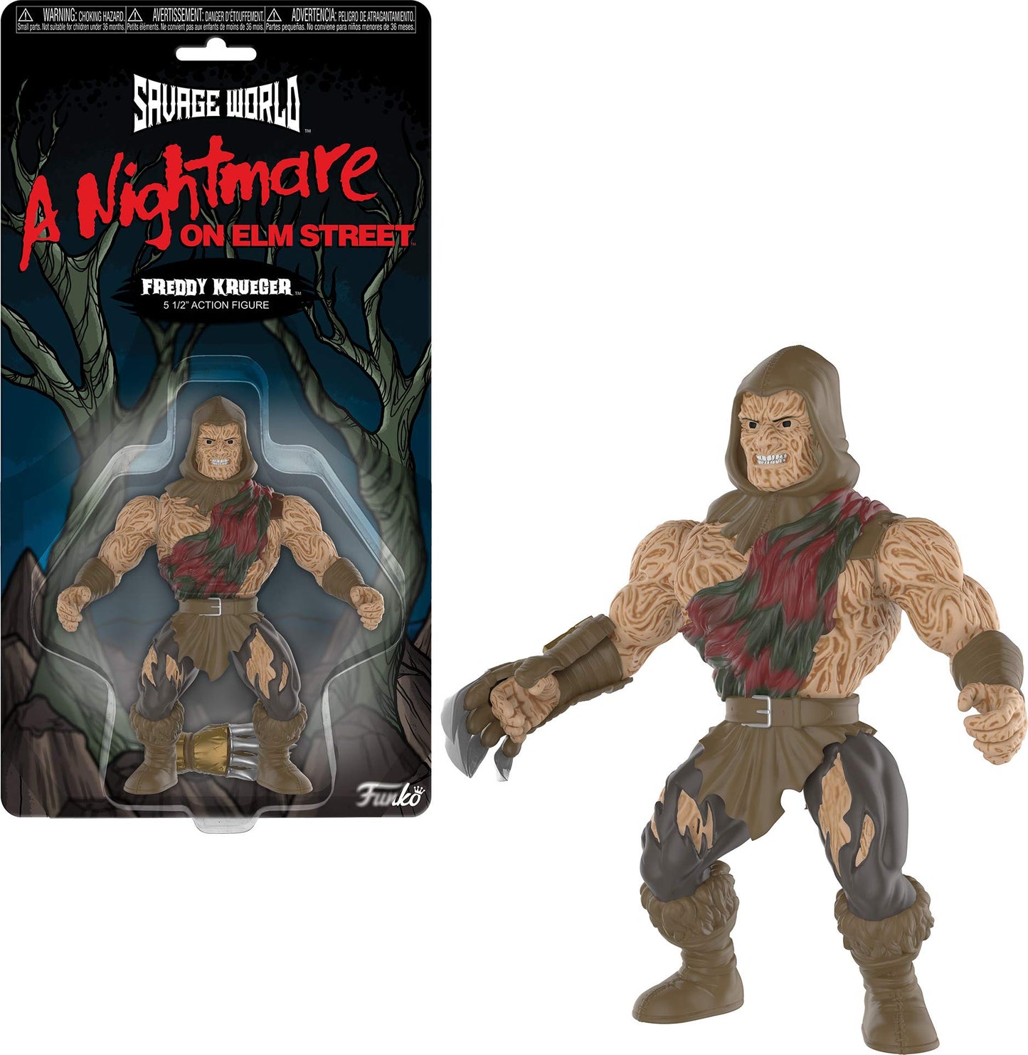 Funko Savage World: Nightmare On Elm Street - Freddy Collectible Figura, Multicolor