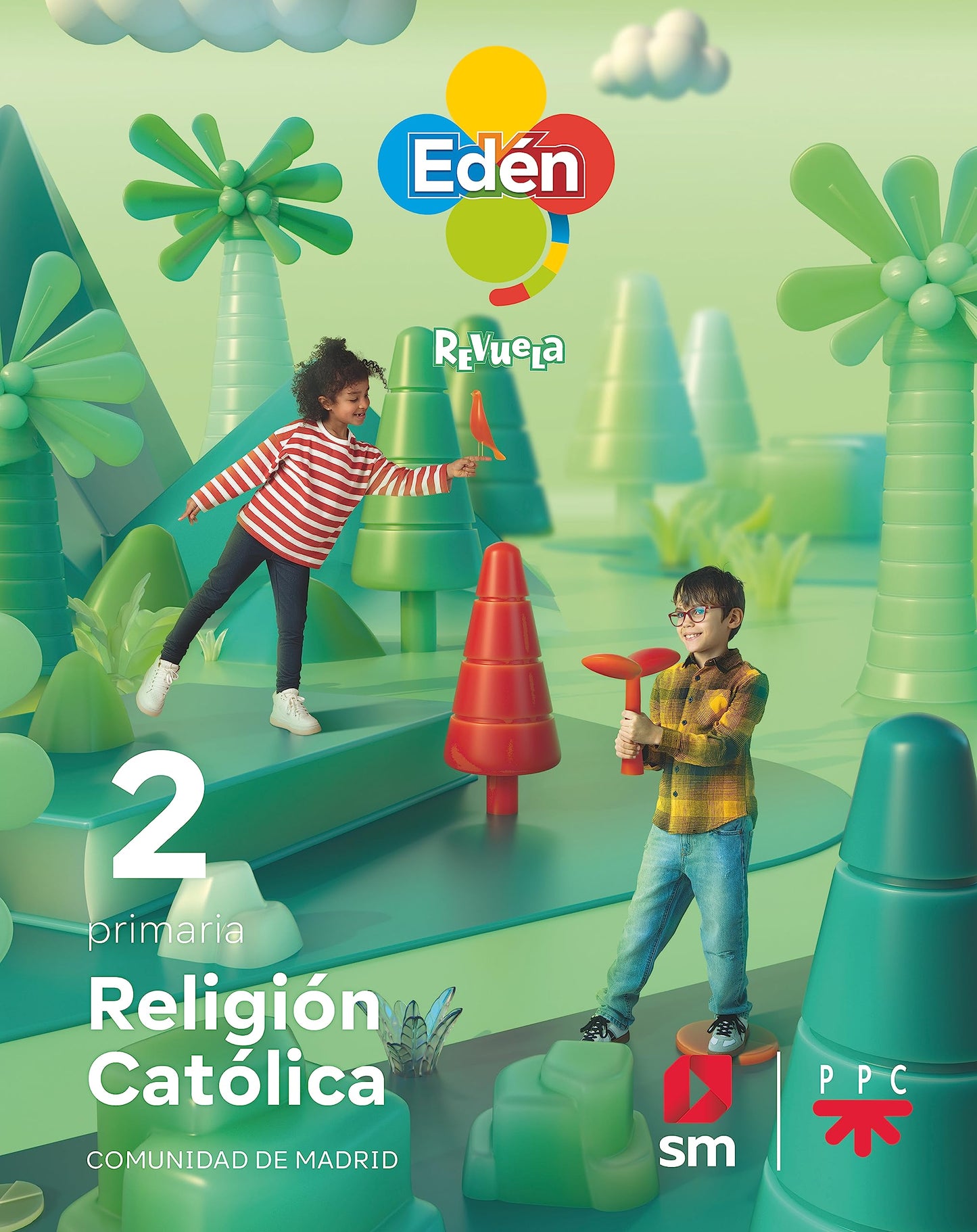 Libro: Religión católica. 2 Primaria. Edén. Revuela. Comunidad de Madrid