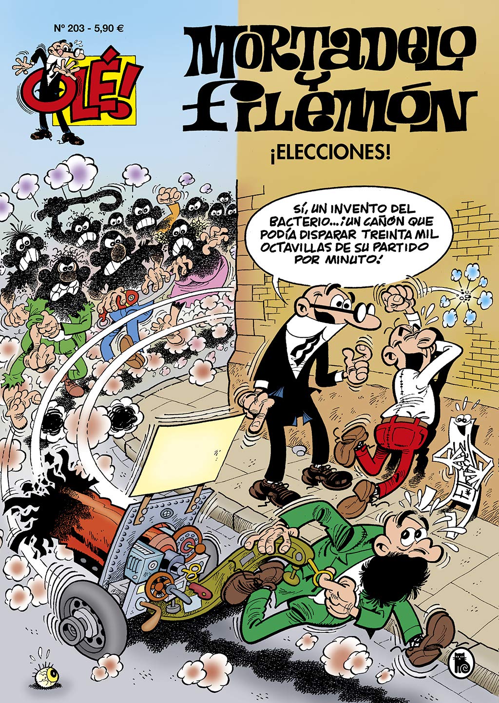 Mortadelo y Filemón. ¡Elecciones! (Olé! Mortadelo 203) (Bruguera Clásica)