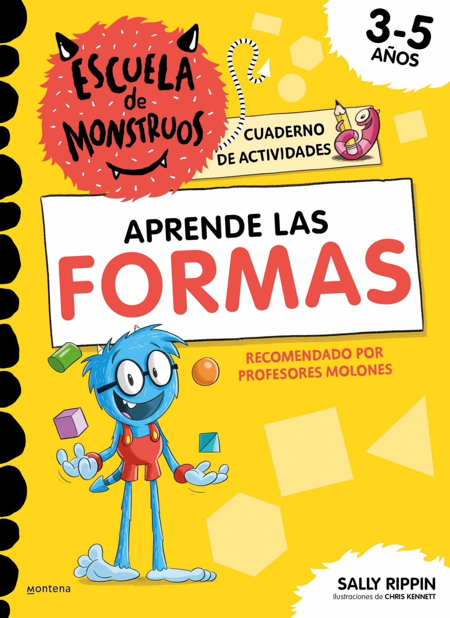 Libro: Escuela de Monstruos. Cuaderno de actividades - Aprende las FORMAS: Cuaderno de geometría para niños de 3 a 5 años