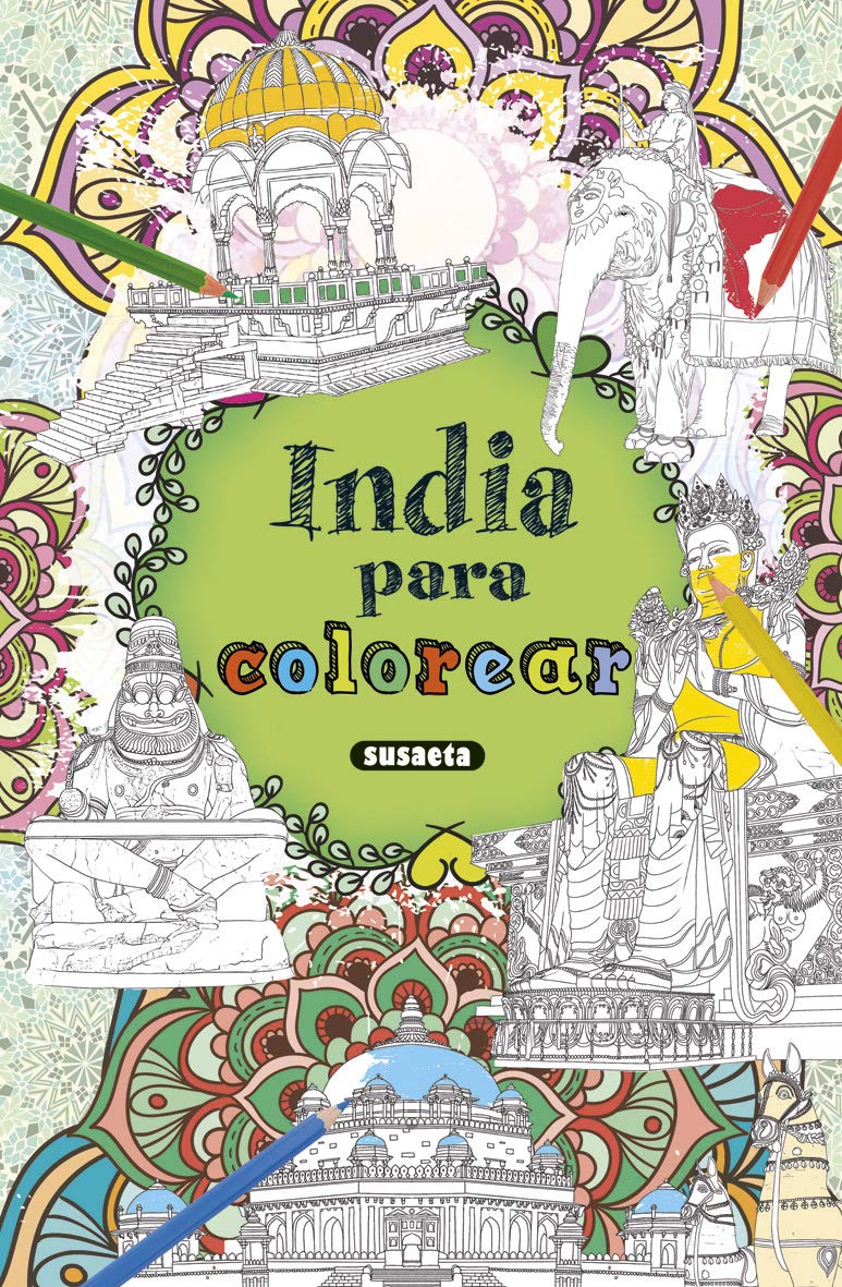 Libro: India para Colorear (Imágenes del mundo para colorear)