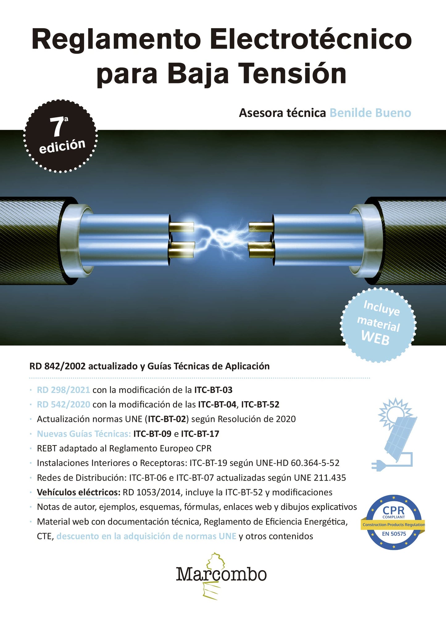 Libro: Reglamento Electrotécnico para Baja Tensión 7.ª edición