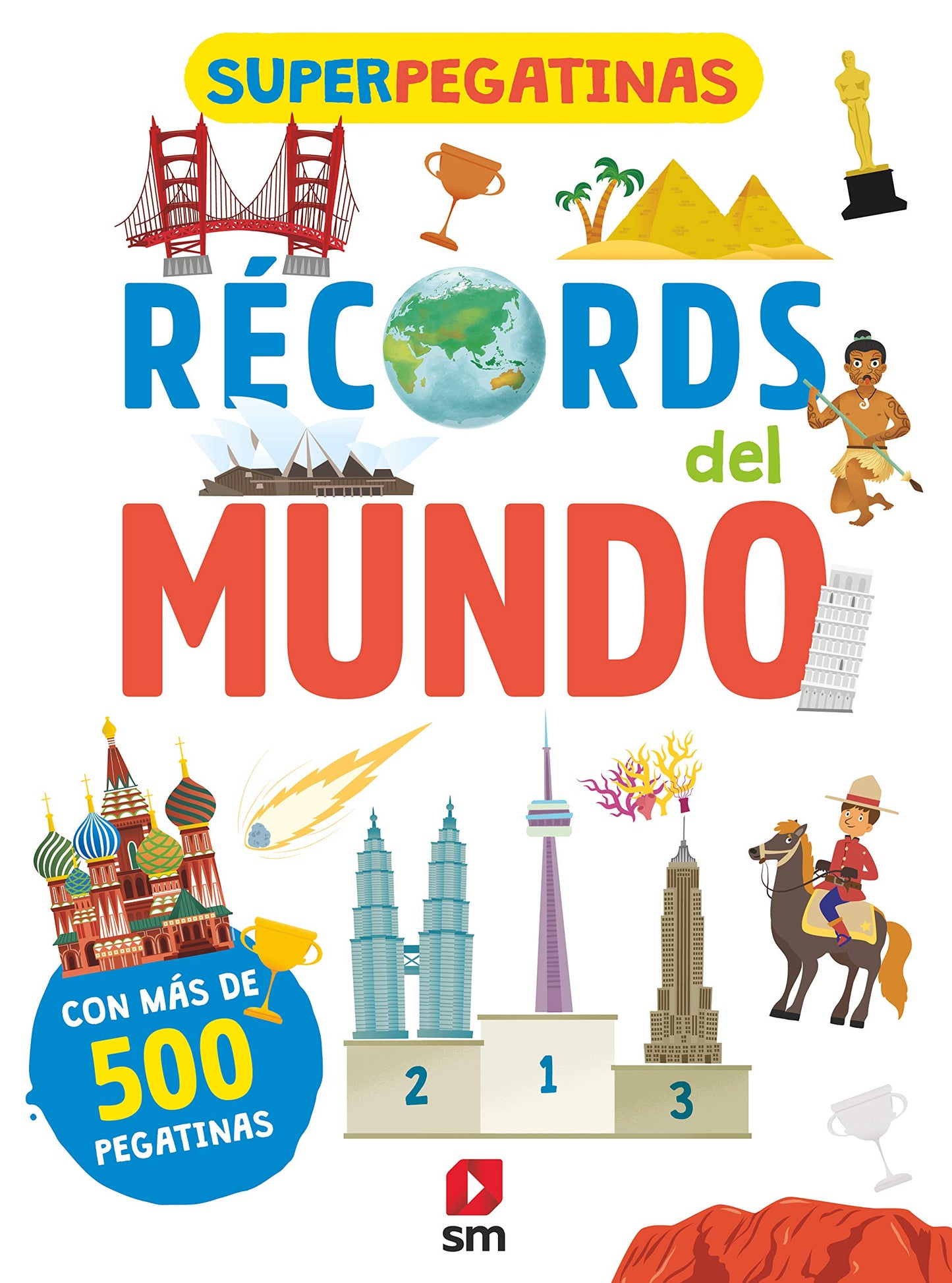 Libro: Superpegatinas. Récords del mundo (Pegatinas)