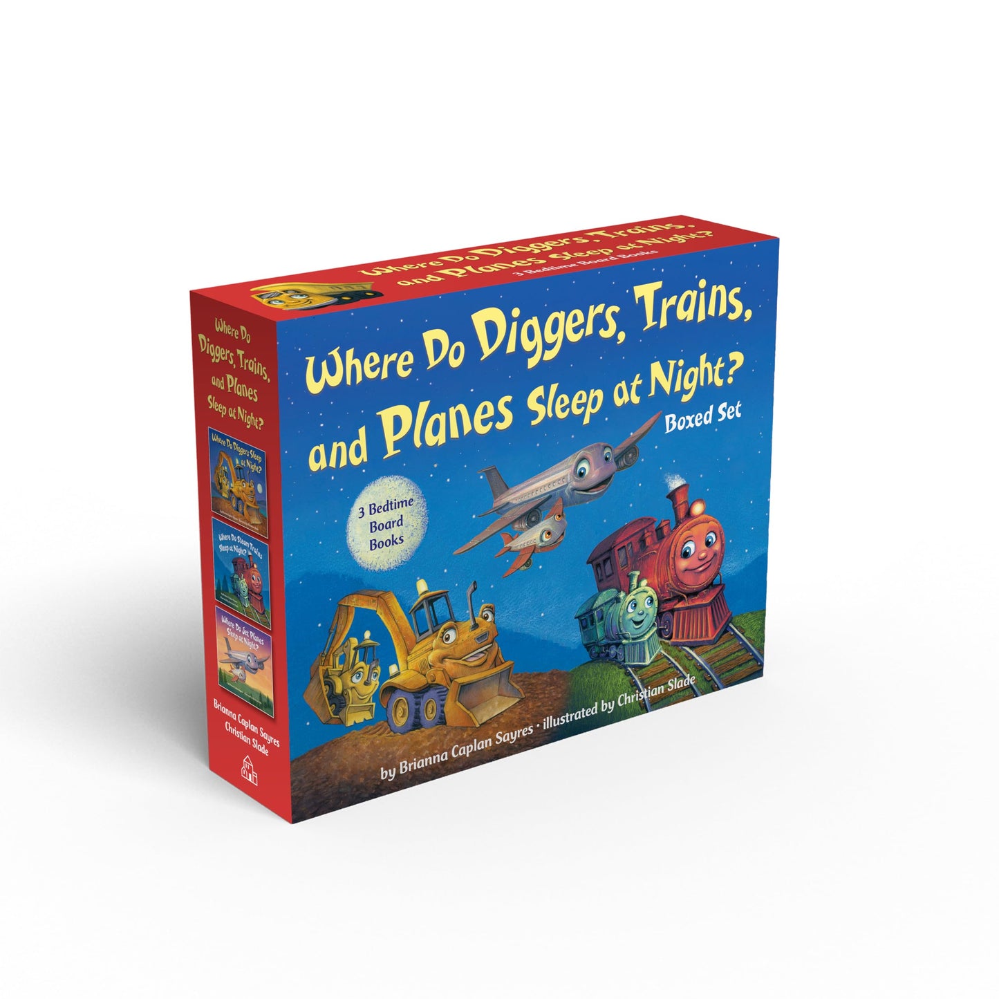 Libro: Where Do Diggers, Trains, and Planes Sleep at Night? Board Book Boxed Set (Where Do...Series)