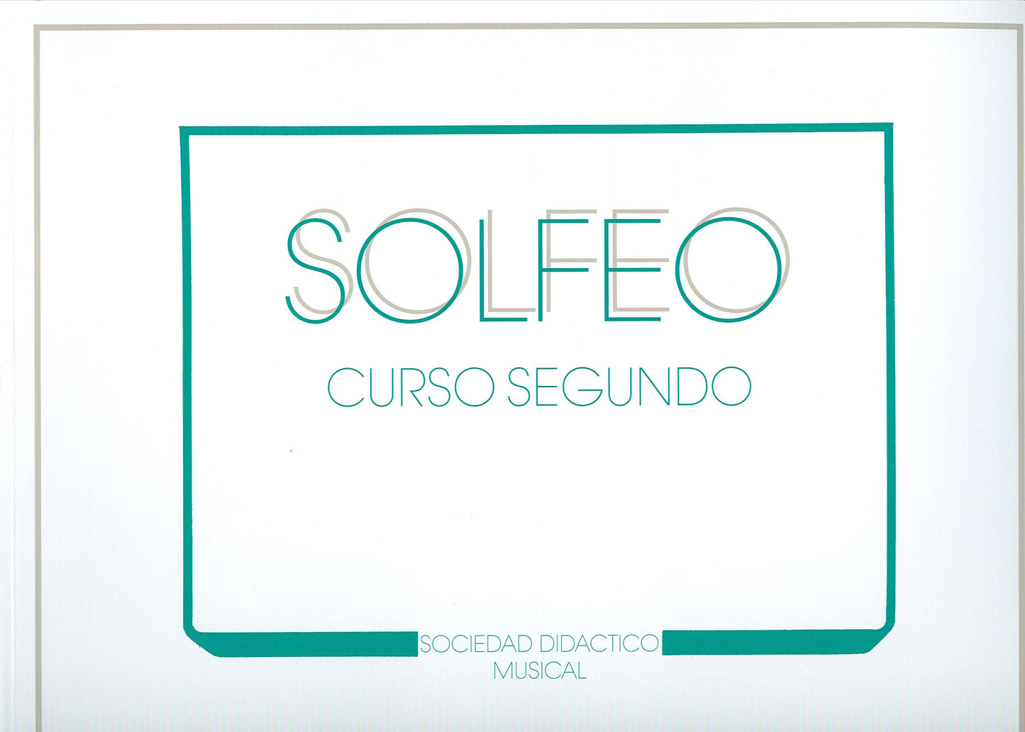 Libro: SDM - Curso de Solfeo Vol.2 (Apaisado)