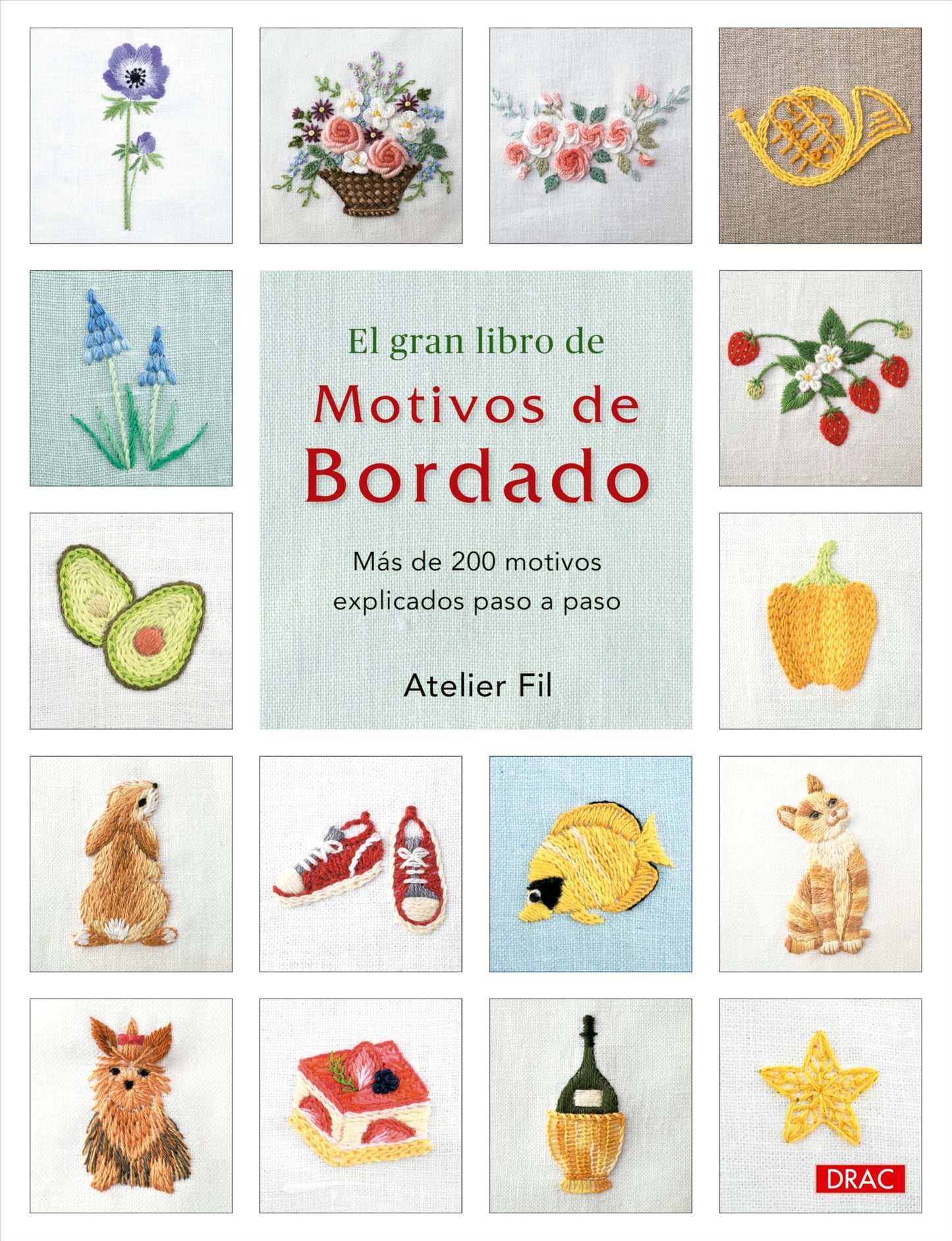 Libro: El gran libro de motivos de bordado: Más de 200 motivos explicados paso a paso