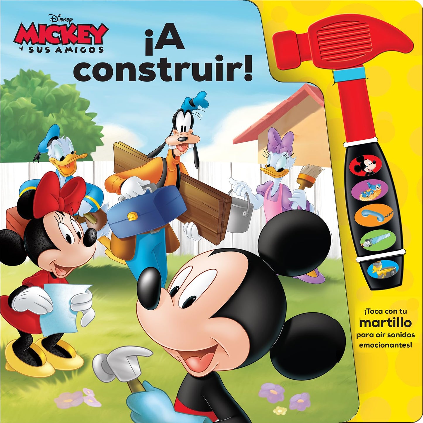 A CONSTRUIR! LIBRO CON MARTILLO SONORO MICKEY (HAMMER MD)