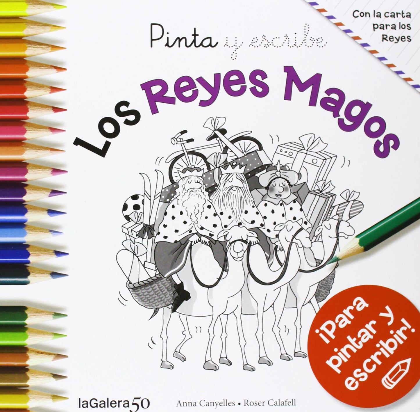 Libro: Pinta y escribe los Reyes Magos