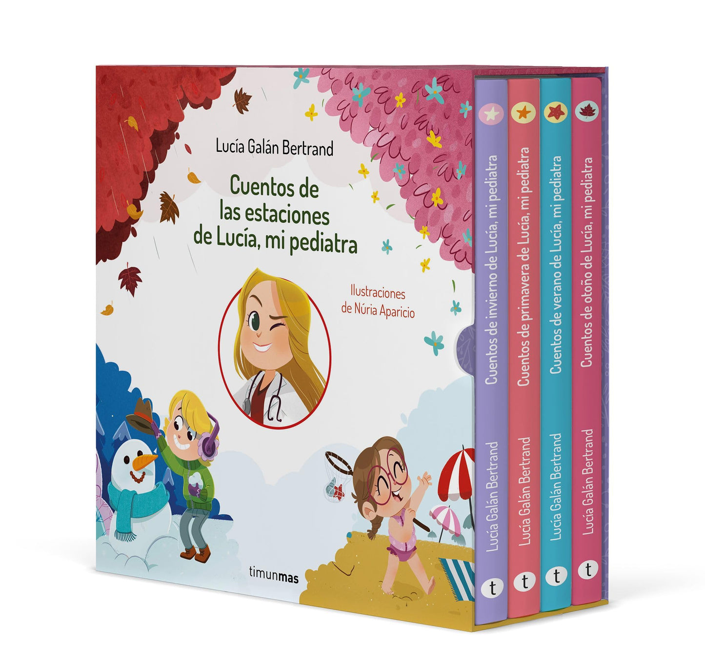 Libro: Estuche Las estaciones de Lucía, mi pediatra (Cuentos infantiles de Lucía, mi pediatra)