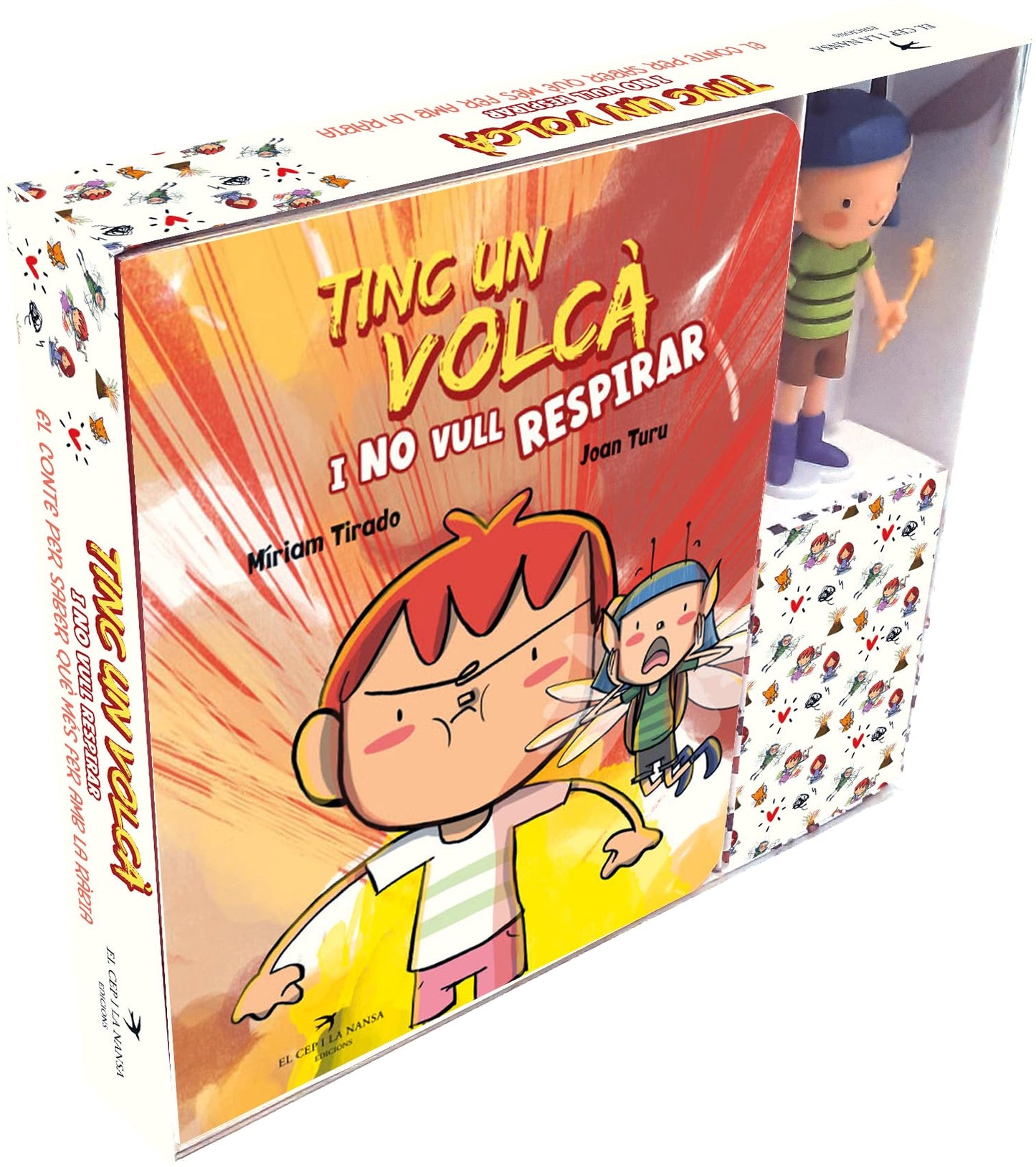 Libro: Pack Tinc un volcà i no vull respirar: Llibre + Figura. El pack amb la figura de la fada dels volcans. Míriam Tirado i Joan Turu. +4 anys. (Caleta)