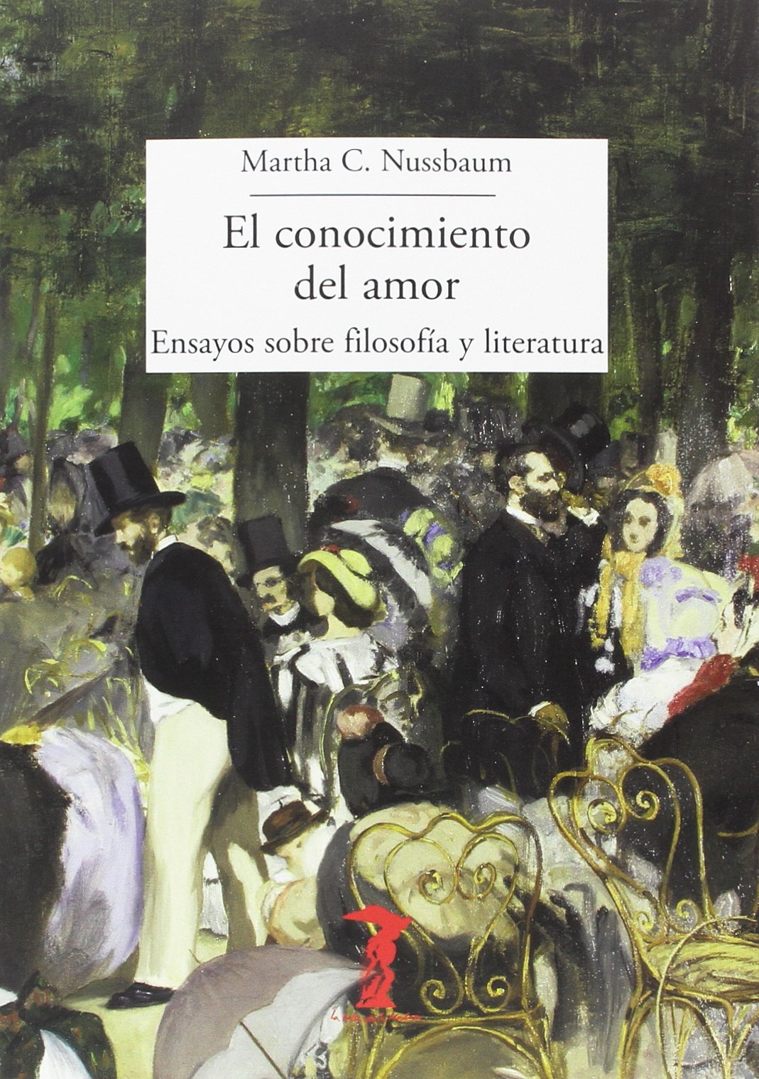 Libro: El conocimiento del amor: Ensayos sobre filosofía y literatura
