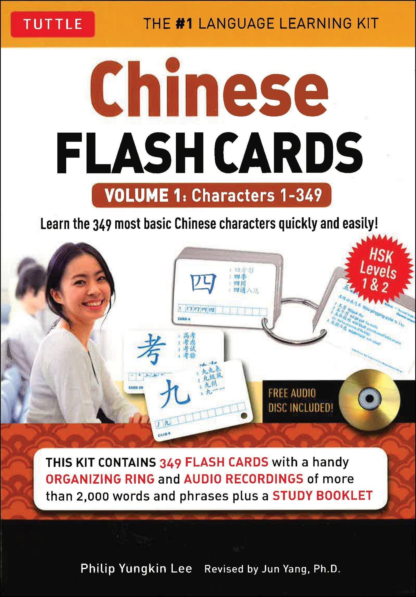 Libro: Chinese Flash Cards Kit Volume 1 /anglais: HSK Levels 1 & 2 Elementary Level: Characters 1-349 (Online Audio for each word Included)
