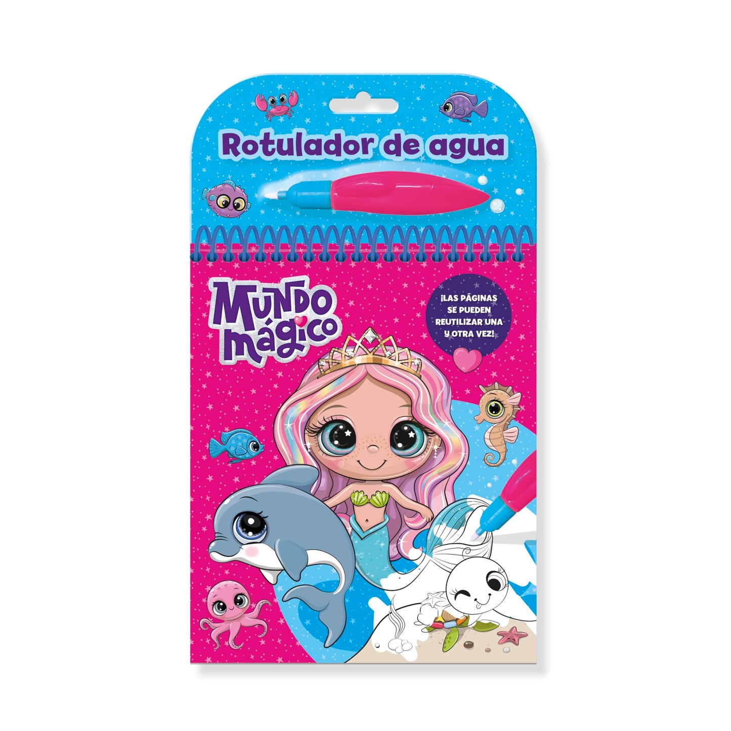 Libro: LUDUM MUNDO MÁGICO - LIBRETA ROTULADOR DE AGUA