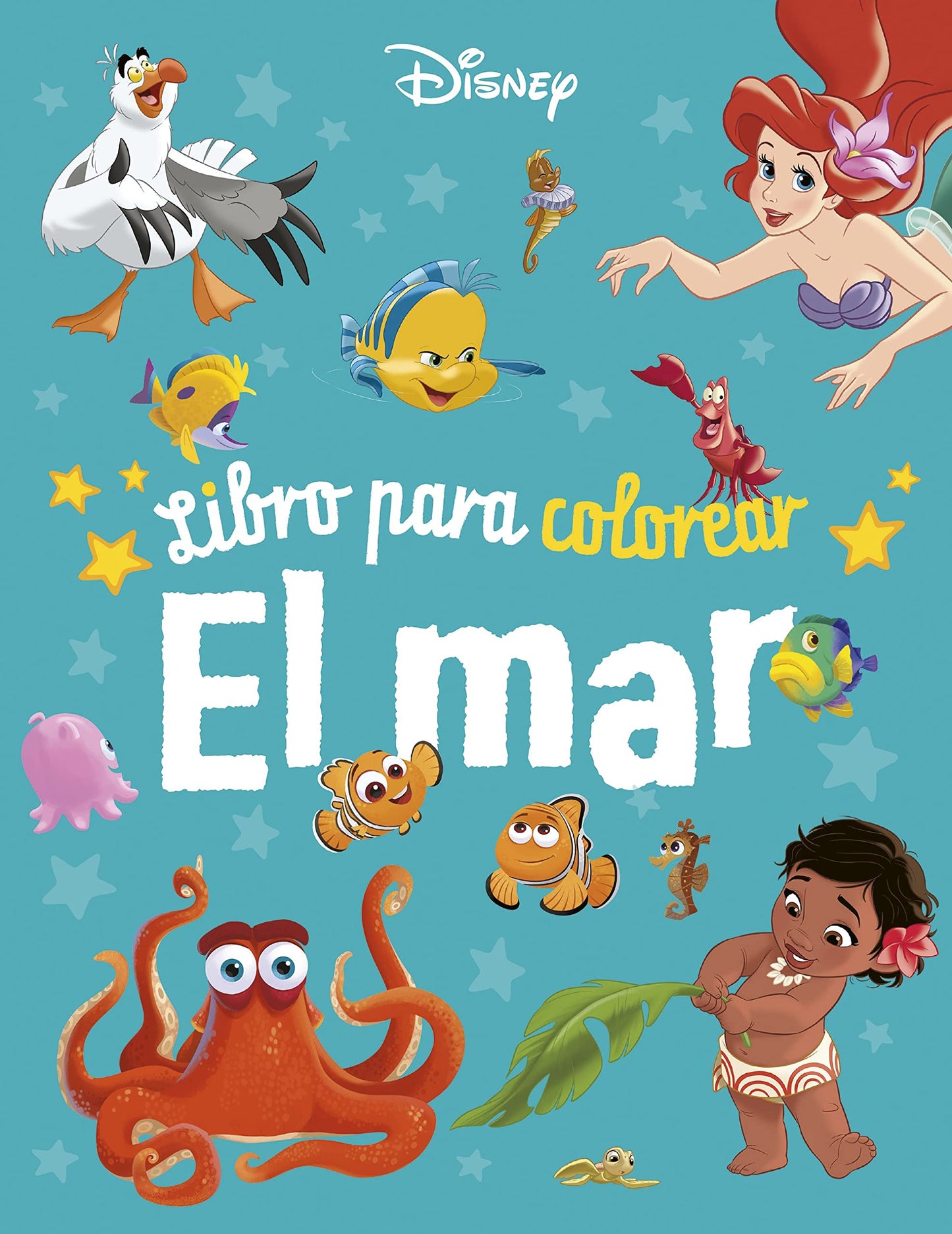 Libro: Disney. Libro para colorear. El mar (Disney. Otras propiedades)