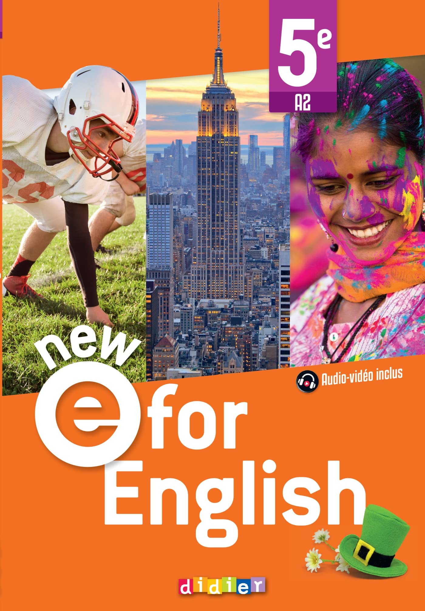 Libro: NEW E For English - Anglais 5e Ed. 2022 - Livre élève