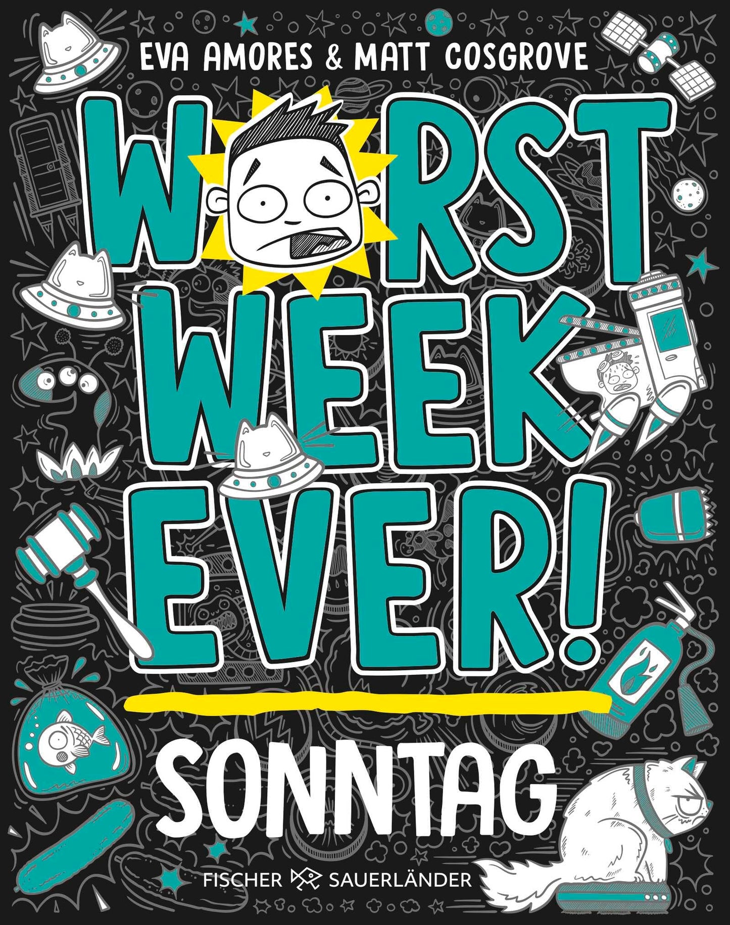Libro: Worst Week Ever - Sonntag: Comic Roman für Kinder ab 10 Jahre ¿ Witzige Bilder und einfache Texte begeistern Comicfans sowie Lesemuffel: 7