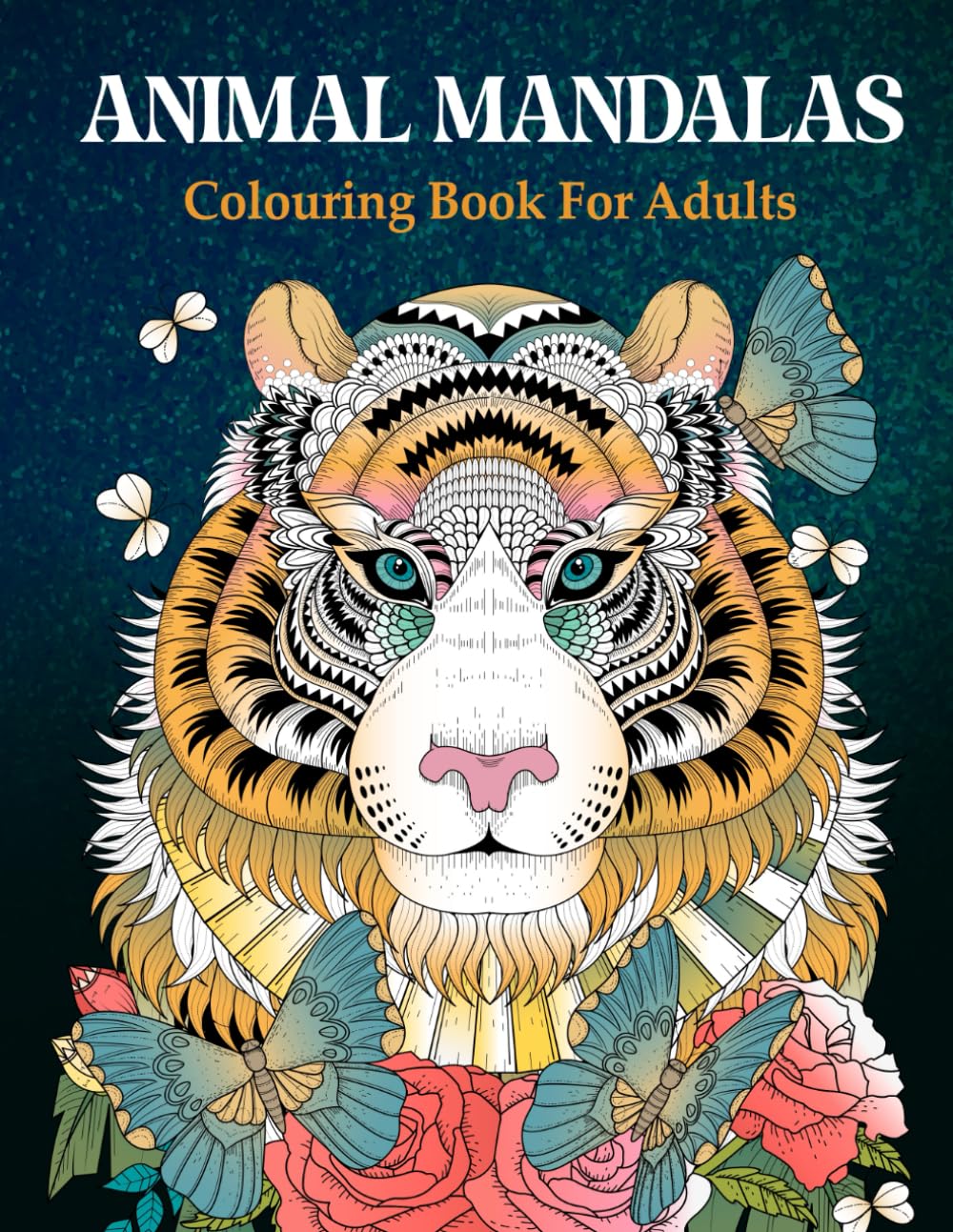 Libro: Animal Mandalas: Colouring Book For Adults - 50 unique Animal Mandala Motifs to promote Serenity, Stress Relief and Creativity