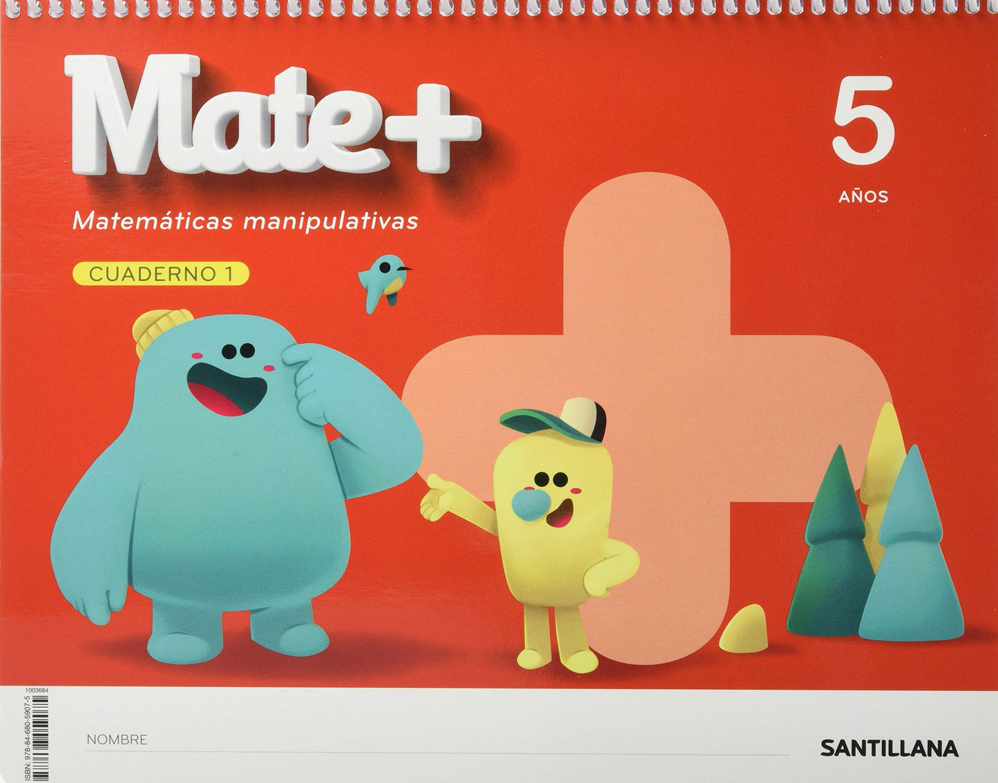 Libro: MATE+ MATEMATICAS MANIPULATIVAS 5 AÑOS
