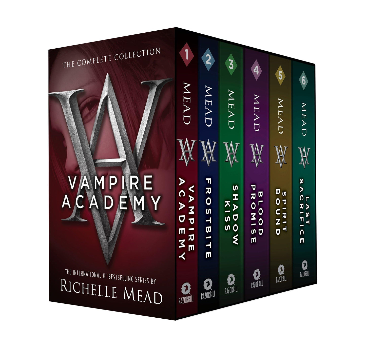 Libro: Vampire Academy Box Set 1-6: Vampire Academy, Frostbite, Shadow Kiss, Blood Promise, Spirit Bound, Last Sacrifice