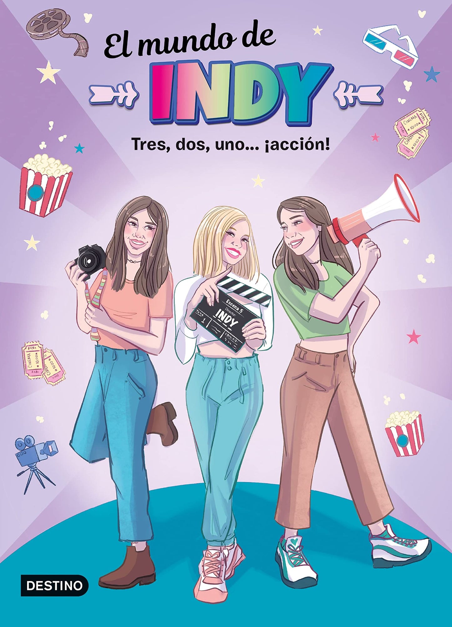 Libro: El Mundo de Indy. Tres, dos, uno... ¡acción!: 5 (Jóvenes influencers)