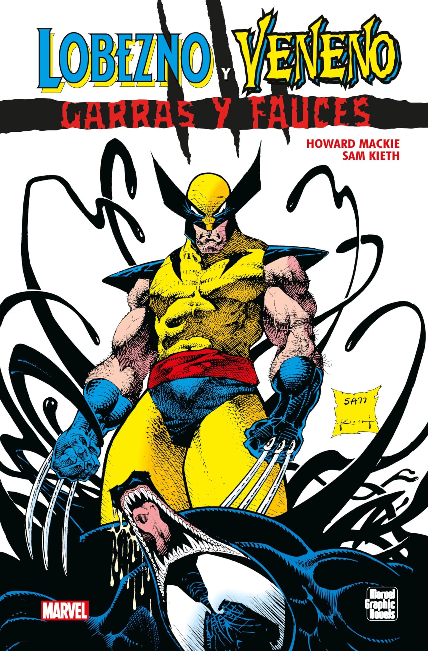 Libro: Marvel graphic novels. lobezno y veneno. garras y fauces