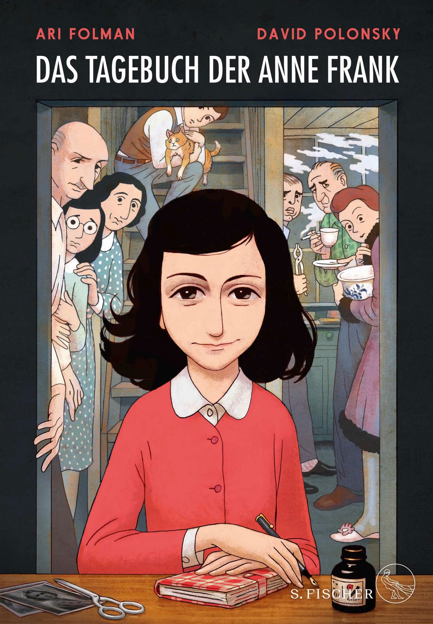 Libro: Das Tagebuch der Anne Frank: Graphic Diary. Umgesetzt von Ari Folman und David Polonsky