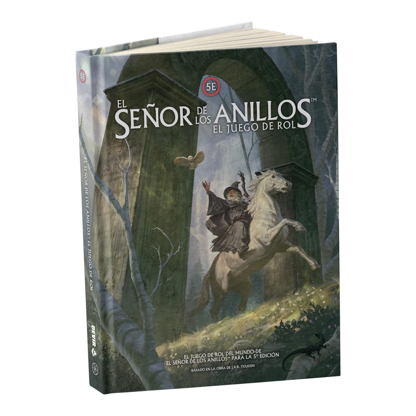 Libro: Devir - El Señor de los Anillos, Juego de rol, Juego de Rol de Fantasía, Reglamento Básico, Edad +12 (ESABASICO)
