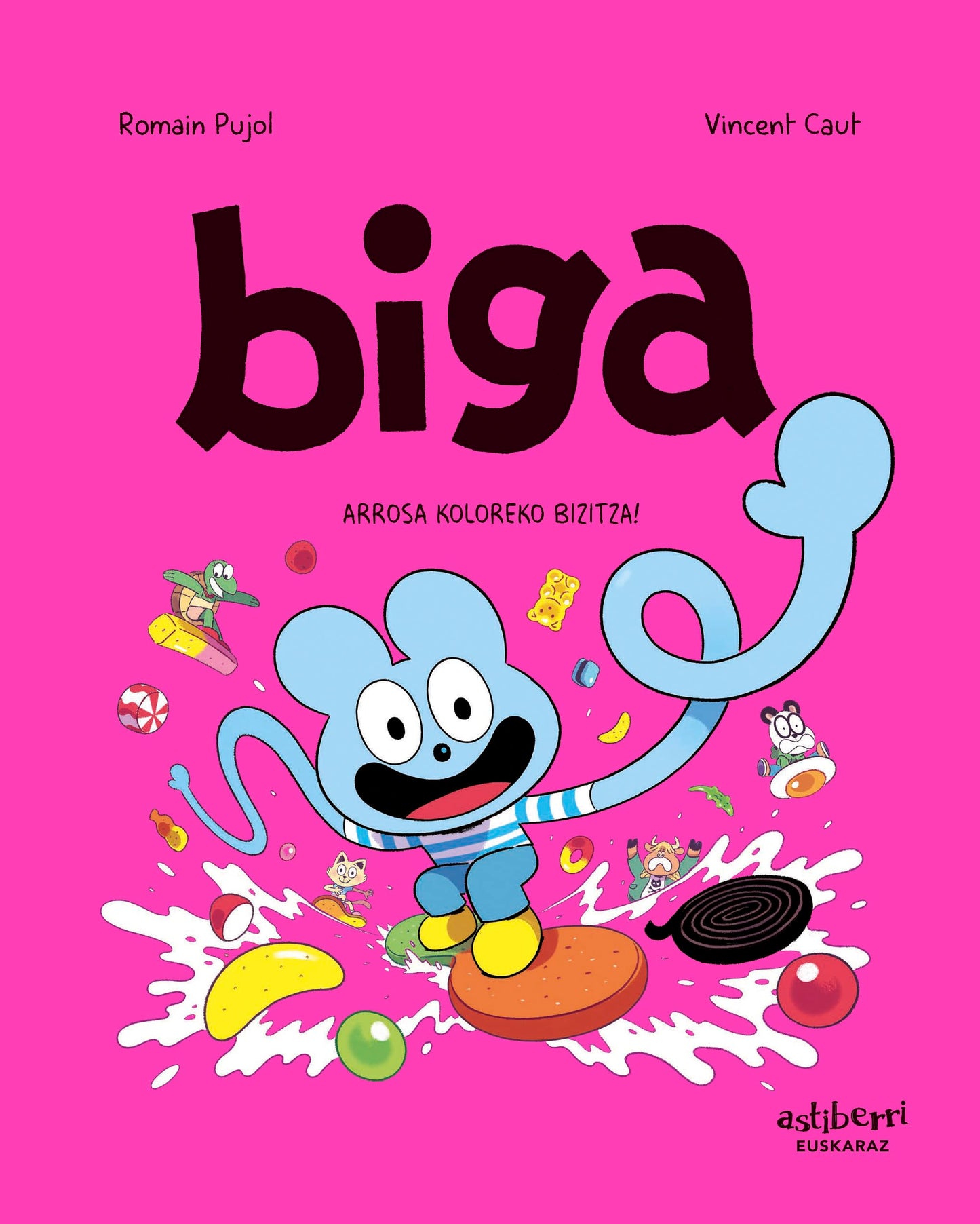 Libro: Biga 6. Arrosa koloreko bizitza! (Txikiberri)