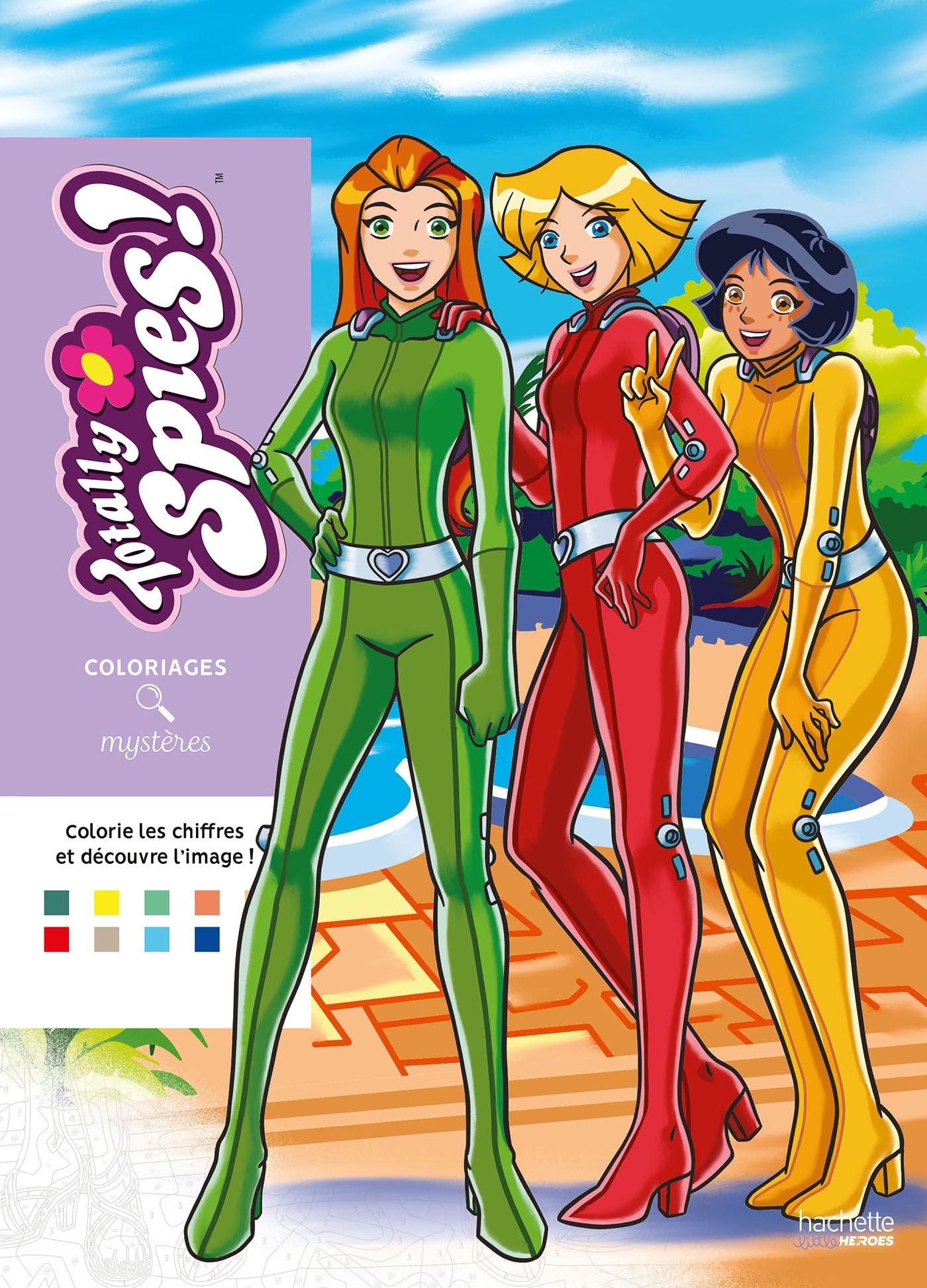 Libro: Totally Spies: Coloriez les chiffres et découvrez l'image !
