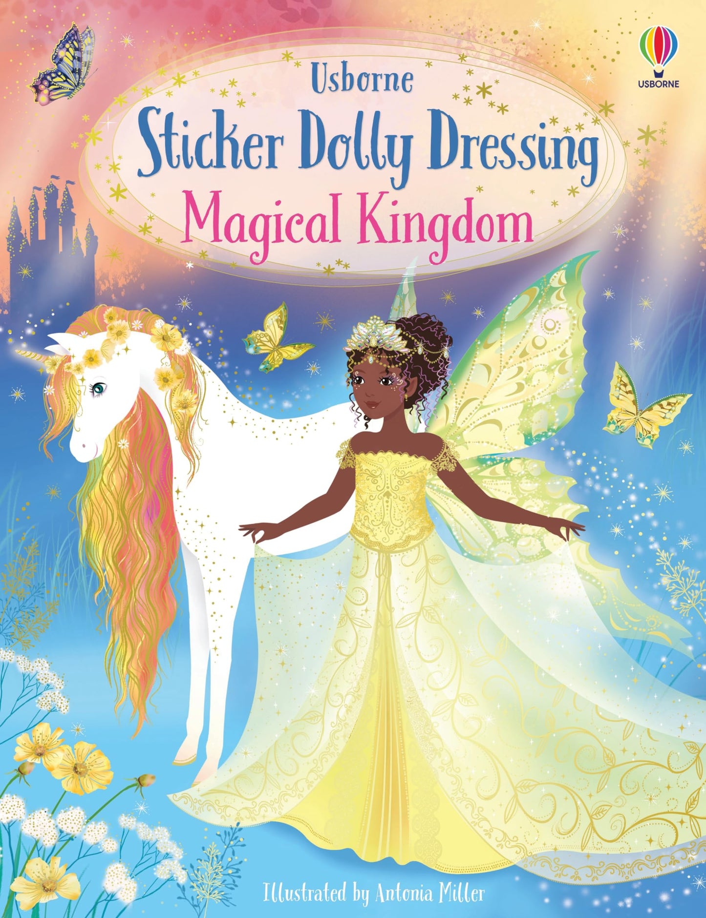 Libro: Usborne Sticker Dolly Dressing Magical Kingdom.